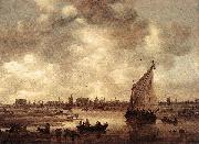 Jan van Goyen View of Leiden France oil painting artist